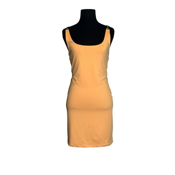 Forever 21 melon orange bodycon mini dress size medium - Picture 10 of 12